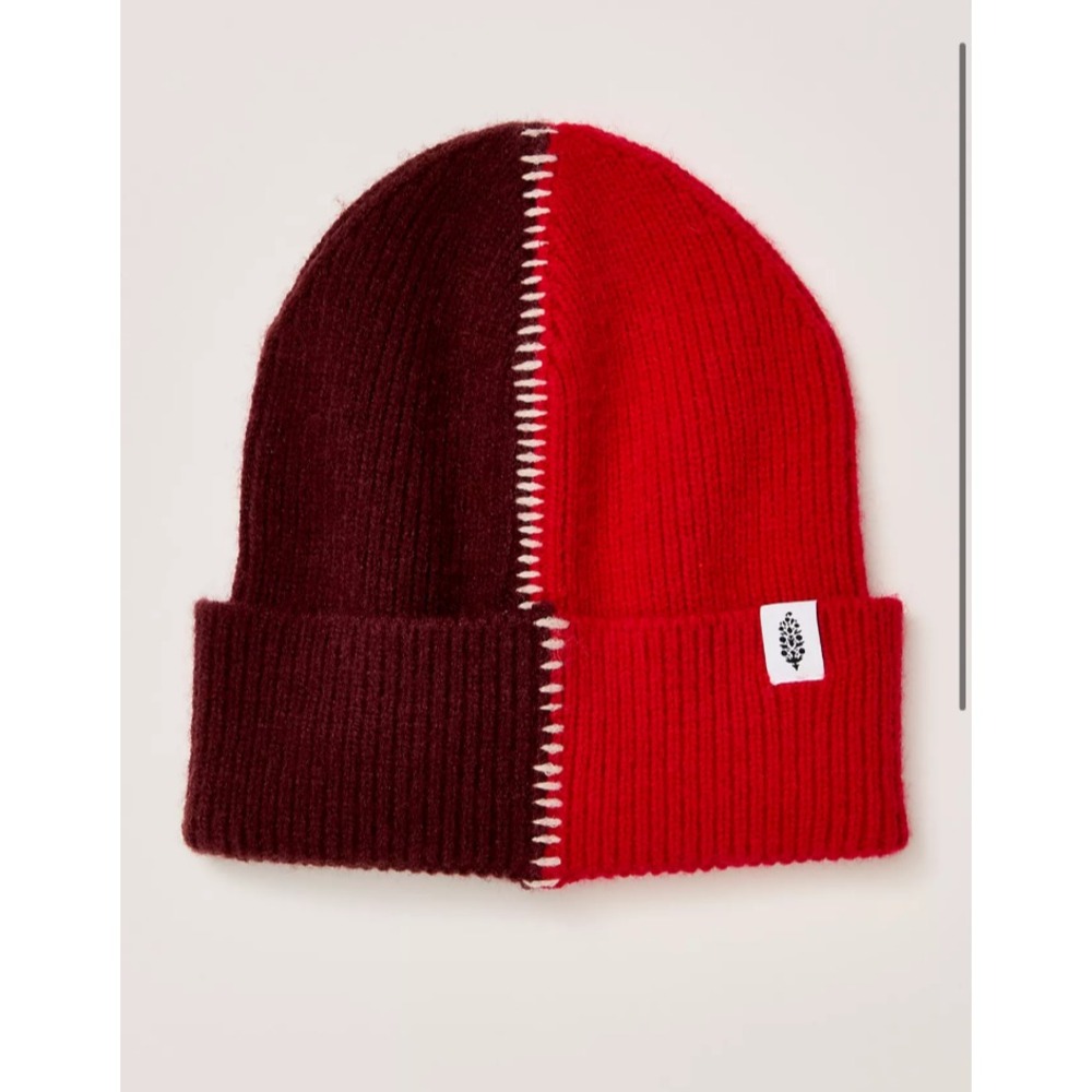 Free People FP Movement Team Captain Beanie New Outdoor Sporty Patchwork